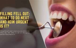 Tooth Filling Repair options in boca raton florida